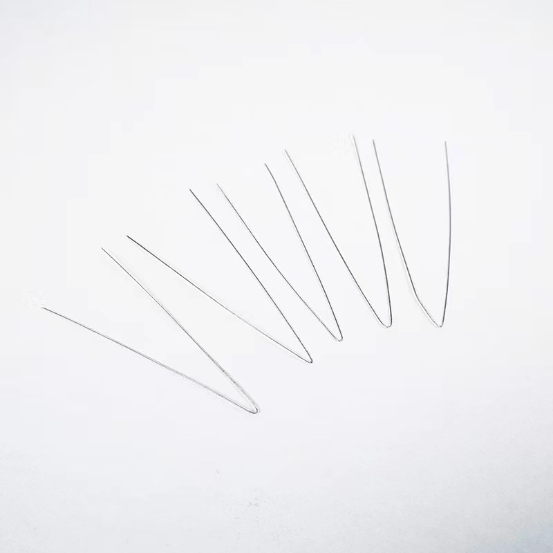 Wholesale 0.3mm steel wire lead beads for Wenwan beads Bodhi thin steel wire silver gray 10cm20cm can be fixed