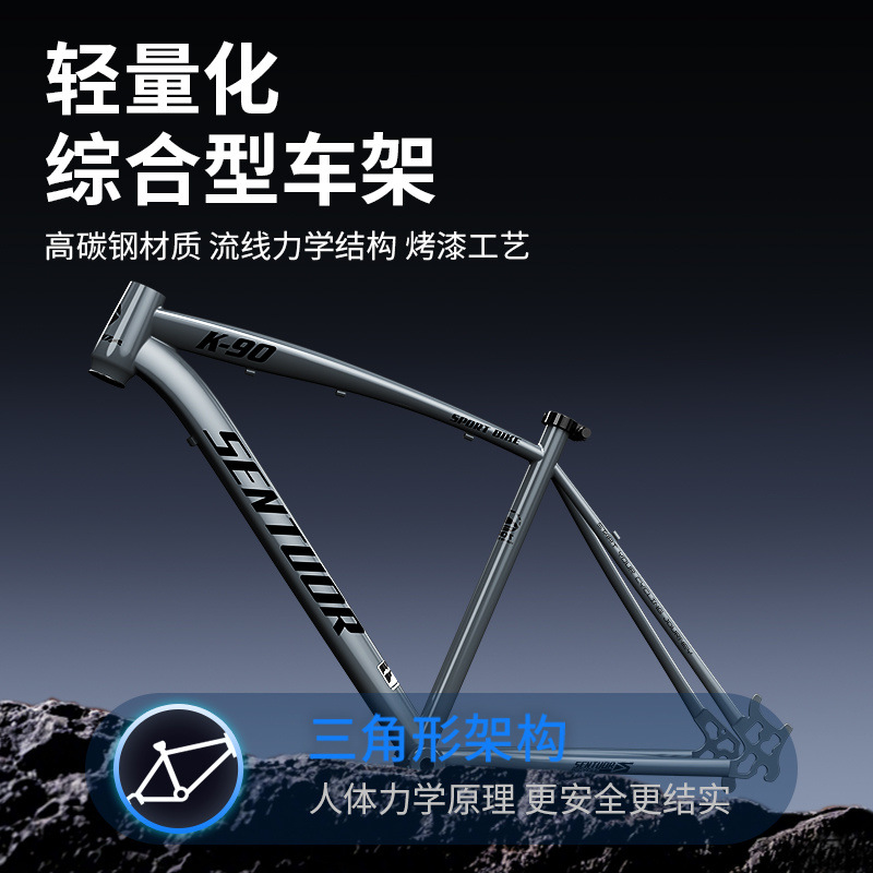 Road Bicycle Comprehensive Lightweight Frame Wind Breaking Bend Sensitive Variable Speed Adult Male and Female College Student Bicycle