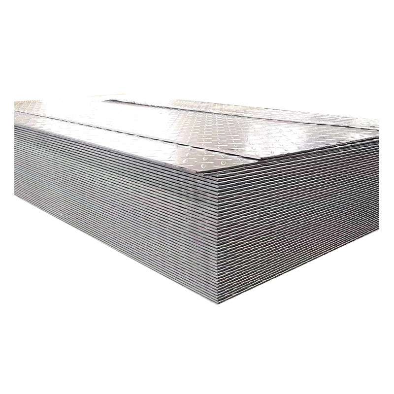Shelf Galvanized Anti-Skid Plate Building Exterior Wall Decoration 5mm Anti-Skid Iron Plate Industrial Factory Floor Q235 Pattern Plate
