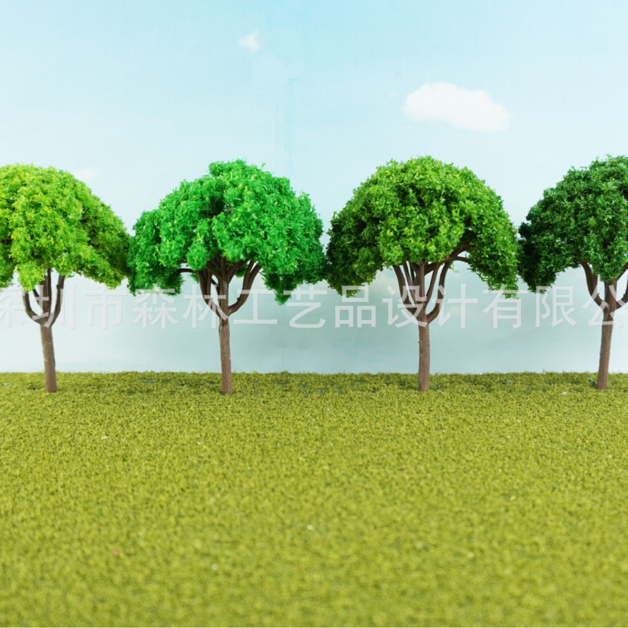 Sand table model tree moss micro landscape decoration green simulation plant ball tree-mesoporous tree powder