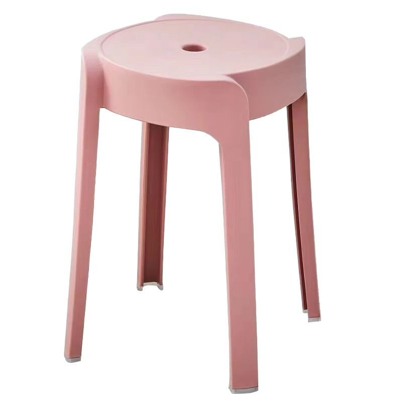 Thickened Plastic Stool Household Round Stool Simple Bench Stackable Stacking Windmill Stool Dining Table High Chair