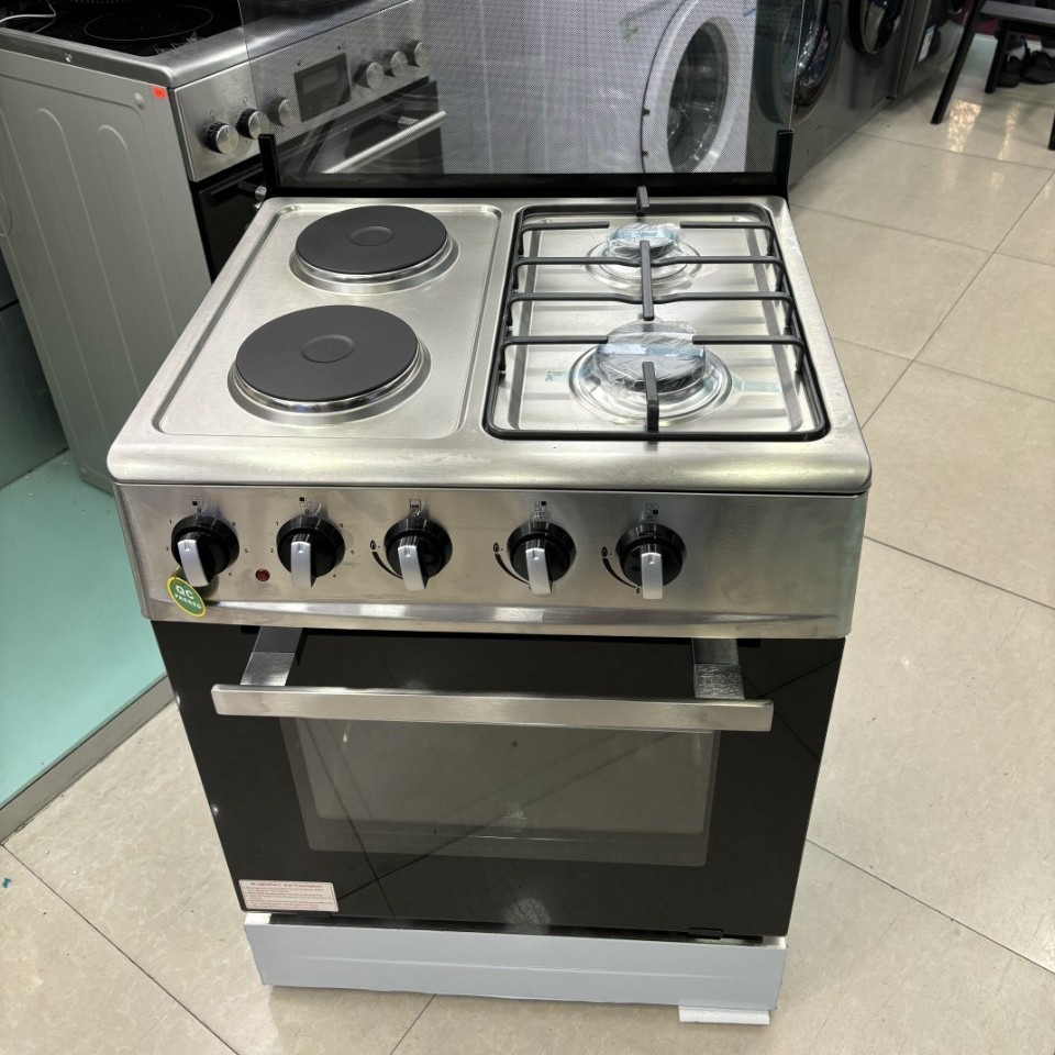 600 long 2-2 gas 2-2 electric gas stove with oven vertical conjoined burner stove European gauge outlet