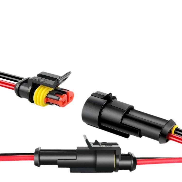 Spot Cross-Border Car Connector Amp Series 1P2P3P4P5P6P Male and Female Docking Connector Wiring Harness Plug Line