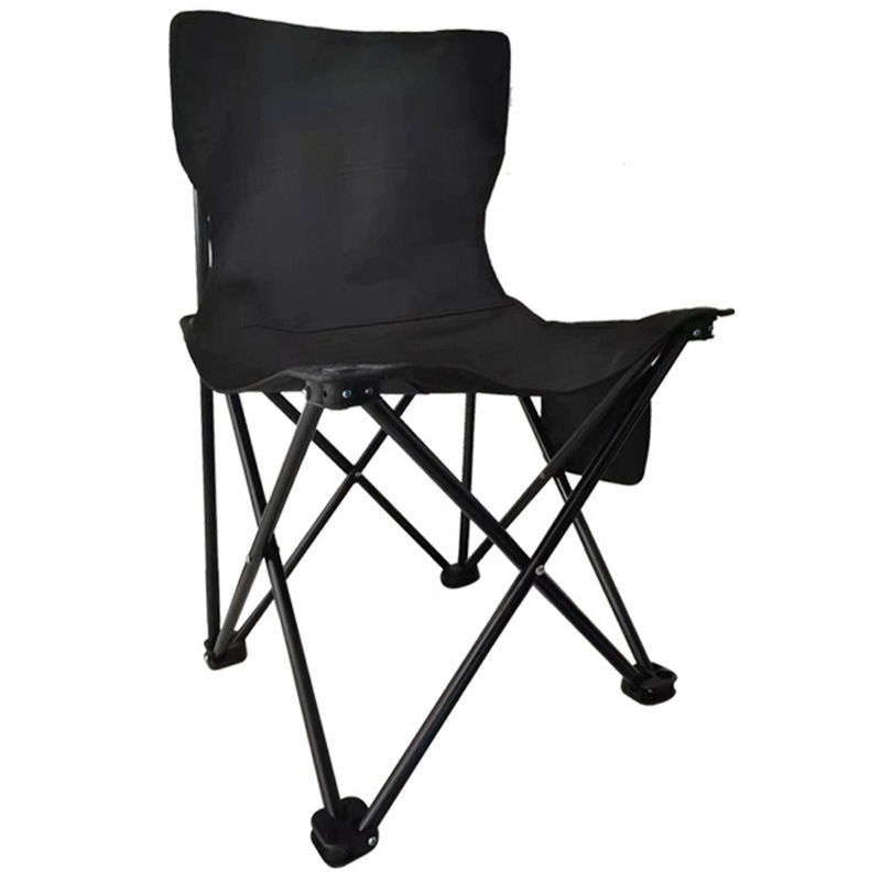 New Metal Folding Chair Outdoor Folding Chair Picnic Portable Moon Chair Camping Camping Equipment Supplies Wholesale