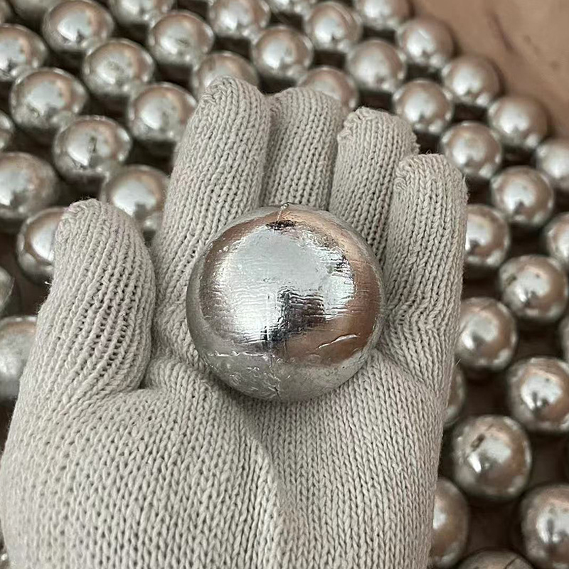 Dongguan Manufacturer Pure Tin Ingot 99.95 Customized Tin Ball Tin Hemisphere 5-50mm Diameter Customized According to Drawings and Samples
