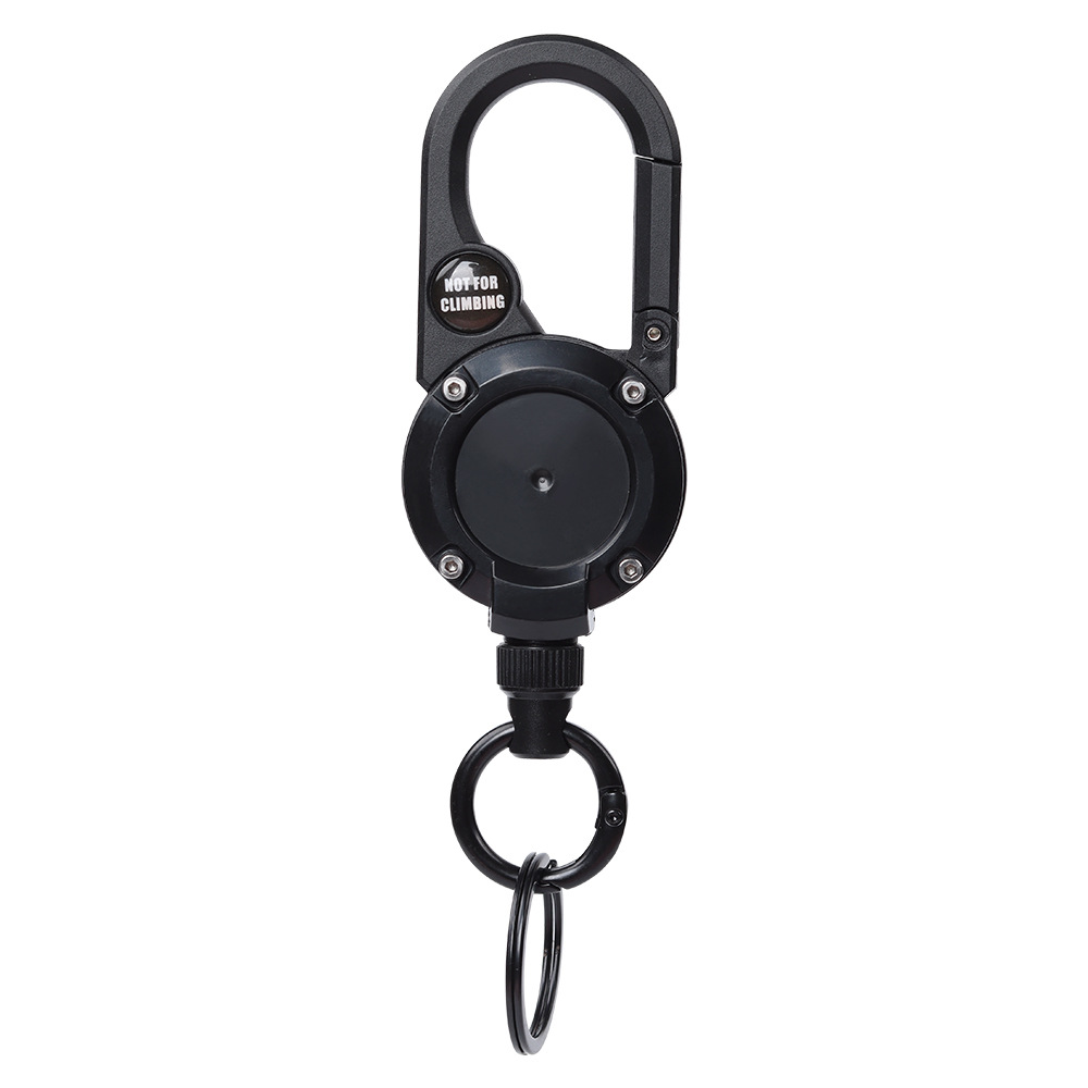 Diving Retractable Buckle Coated Steel Wire Reboundable Scuba Diving Camera Lanyard Hook Anti-Lost Rope Diving Accessories