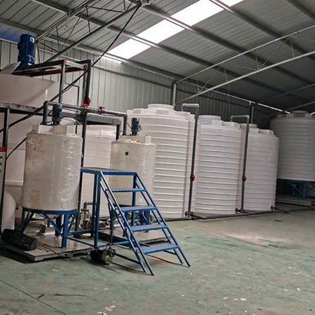 New Product 20 Tons 30 Cubic Pe Dosing Mixing Barrel with Motor Pacpam Chemical Sewage Plastic Fertilizer Tank Large Barrel