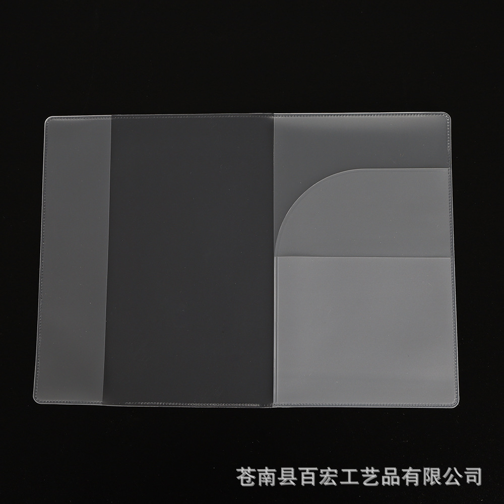 Заводская прозрачная матовая обложка для паспорта из ПВХ с несколькими карманами, корейский держатель паспорта, защитный чехол для сертификатов