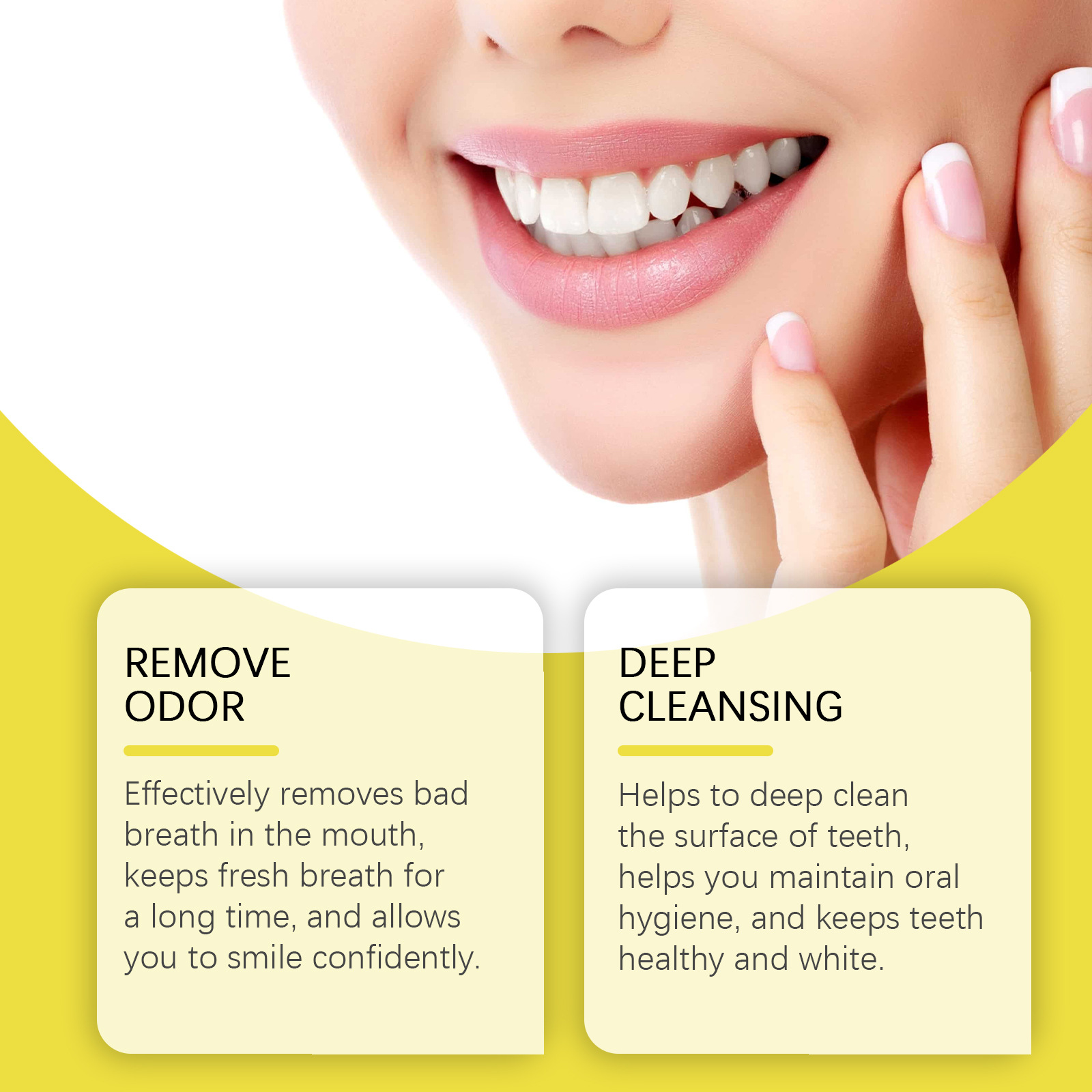 ORALHOE oral care toothcleaning powder fresh breath to remove odor to clean teeth to remove stains and shine oral hygiene care