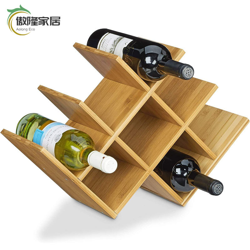 Amazon European Wine Display Rack Red Wine Collection Display Rack Bamboo Desktop Red Wine Display Collection Rack