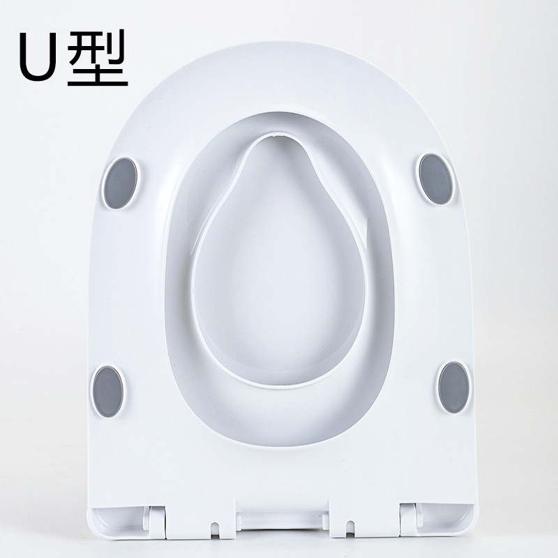 Universal Toilet Seat Cover Lifter Handle Opener Two-In-One Skin Feel Replacement Thickened Accessories for Home Use