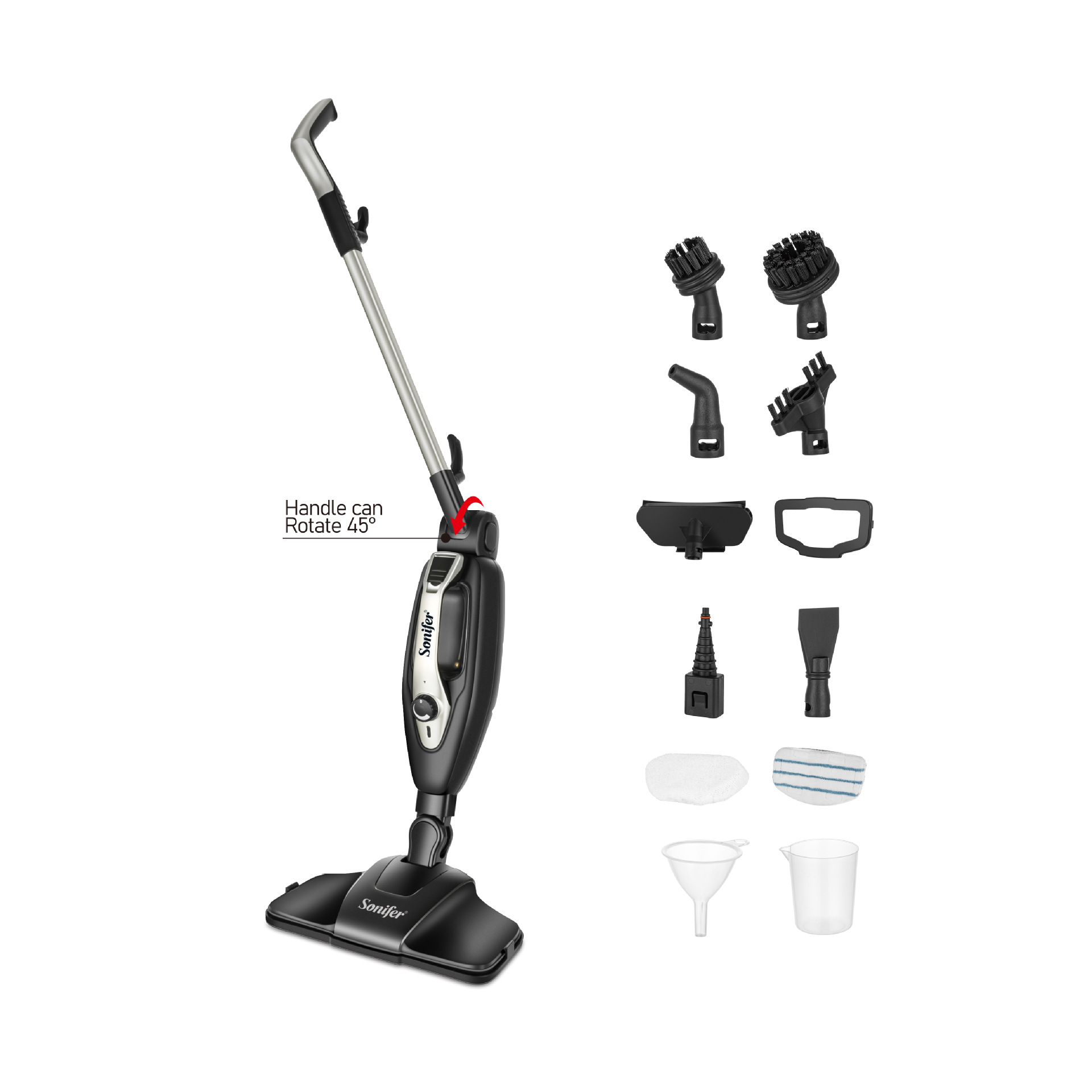 Sonifer SF-2253 household multifunctional steam mop vertical plug-in high temperature household steam mop