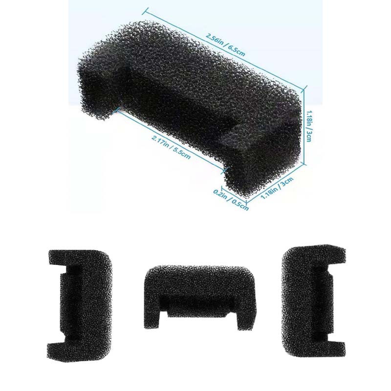 Pet water dispenser filter sponge U-shaped black filter Amazon cross-border explosions small flower accessories filter Cotton