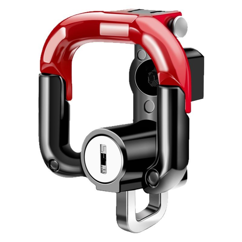 Electric car hook with lock front universal non-perforated helmet hook battery car motorcycle strong load-bearing artifact