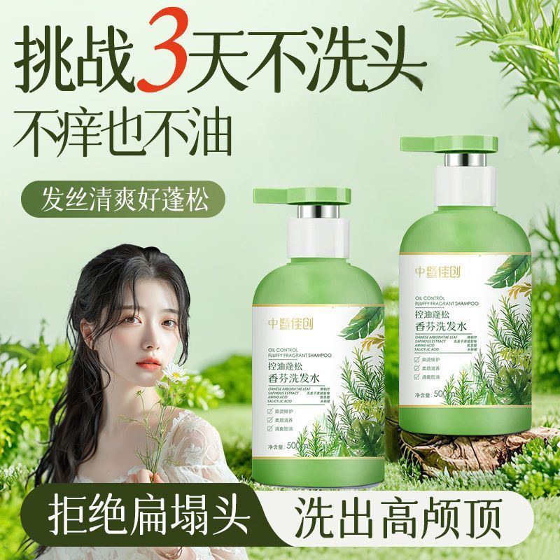 Platycladus Leaf Shampoo Fluffy Shampoo Cream Fragrance Super Fragrance Shampoo Suitable for Men and Women