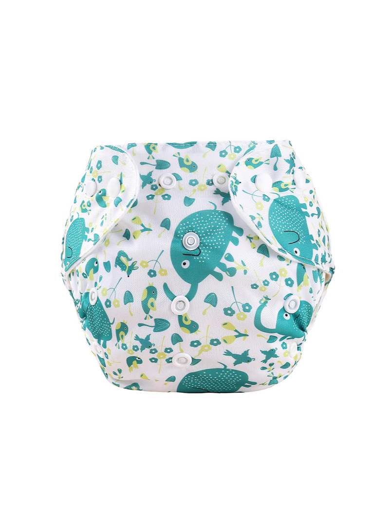 New 0-1.5 years old baby newborn printed snap button diaper pants baby cloth diaper pants baby diaper pants