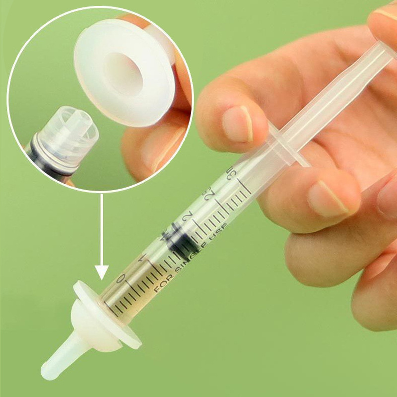 Puppy cat puppy feeding artifact pet syringe syringe milk powder feeder for cat dog nipple bottle