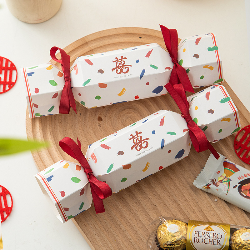 Новая коробка для конфет 2024 года, креативная упаковка для подарков, стиль ins