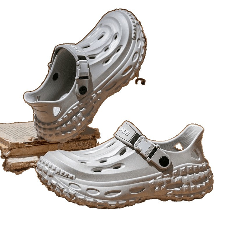 Dropshipping New Men's Mesh Shoes, Clogs, Non-Slip, Quick-Drying, Breathable, Lightweight Eva-Soled Outdoor Sports Sandals