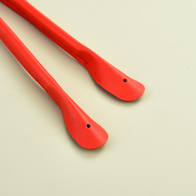 Bag DIY Handmade Accessories Pu Imitation Leather Porous Threading Handle Handle Bag Strap Handle Imitation Leather Bag Strap Customization
