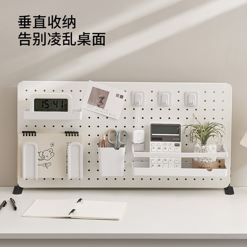 Оптовая перфорированная панель для хранения без пробивки, вертикальный офисный разделитель для компьютера