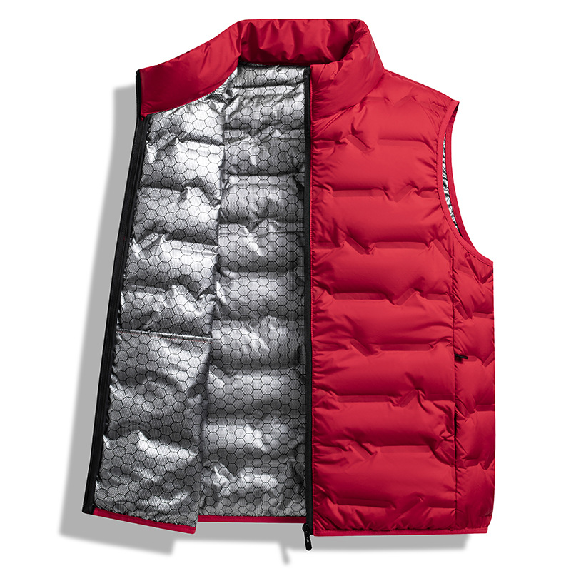 Winter Couple Style down Jacket Loose Graphene Warm Men's Vest Lightweight Casual 80% White Duck down Jacket