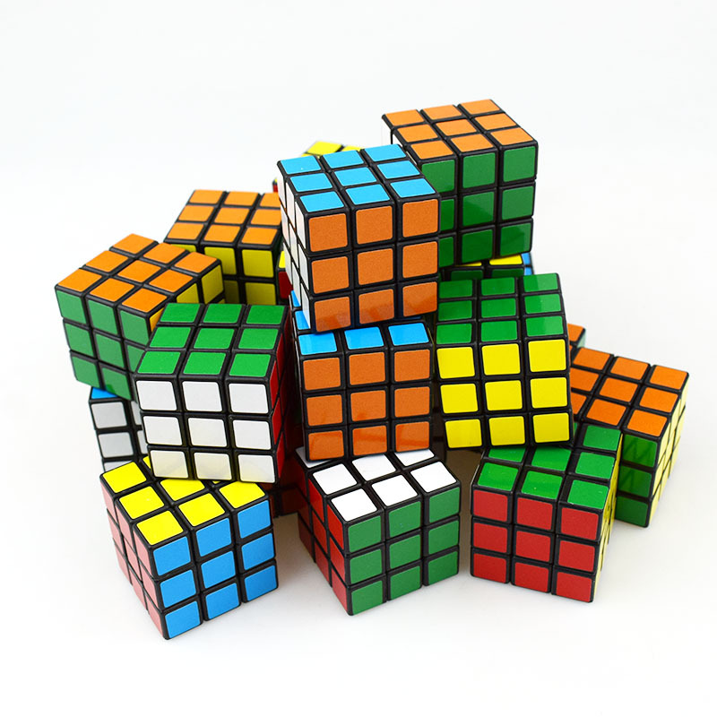 3CM Children's Intelligence Rubik's Cube Third-order Toy Third-order Rubik's Cube Smooth Beginner Gashapon Intelligence Toy Cross-border Decompression