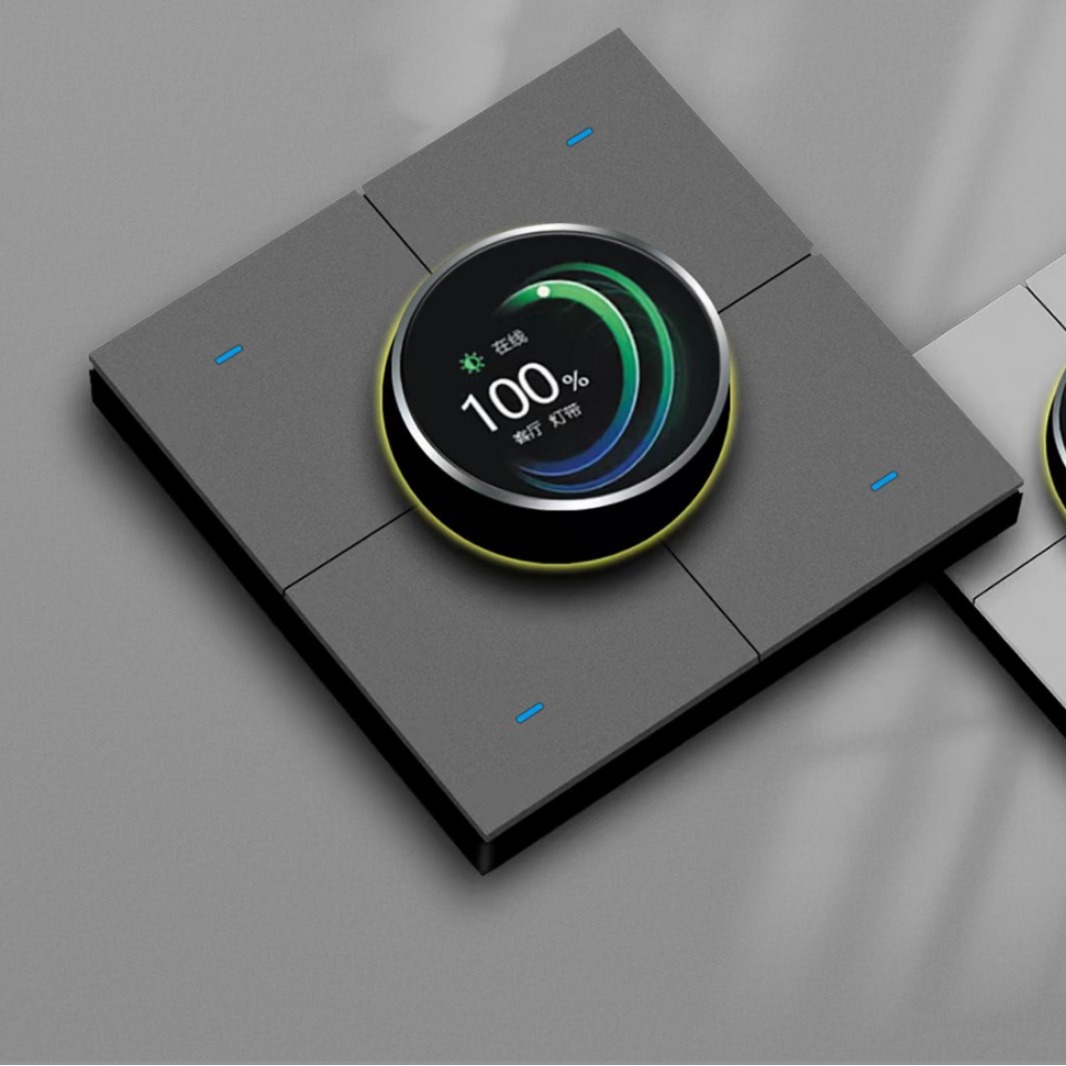 Смарт переключатель диммера с металлической ручкой Graffiti Zigbee