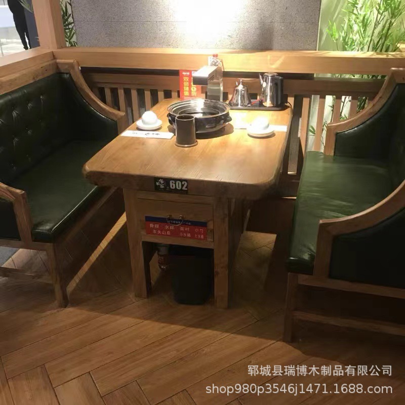 Old Elm Tea Table, Stove Table, Balcony Tea Table, Weathered Tea Table, Barbecue Table, Household Square Table, Commercial Hot Pot Table