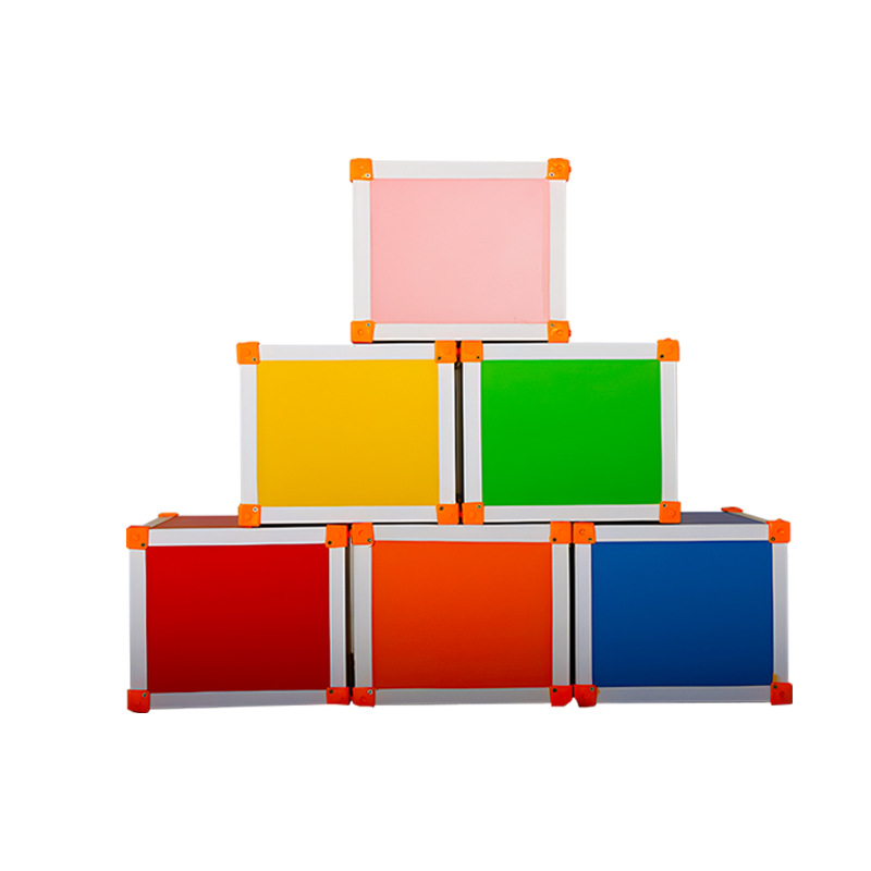 Multifunctional color music stool kindergarten primary and secondary school music classroom hexahedral building block stool chorus music stool