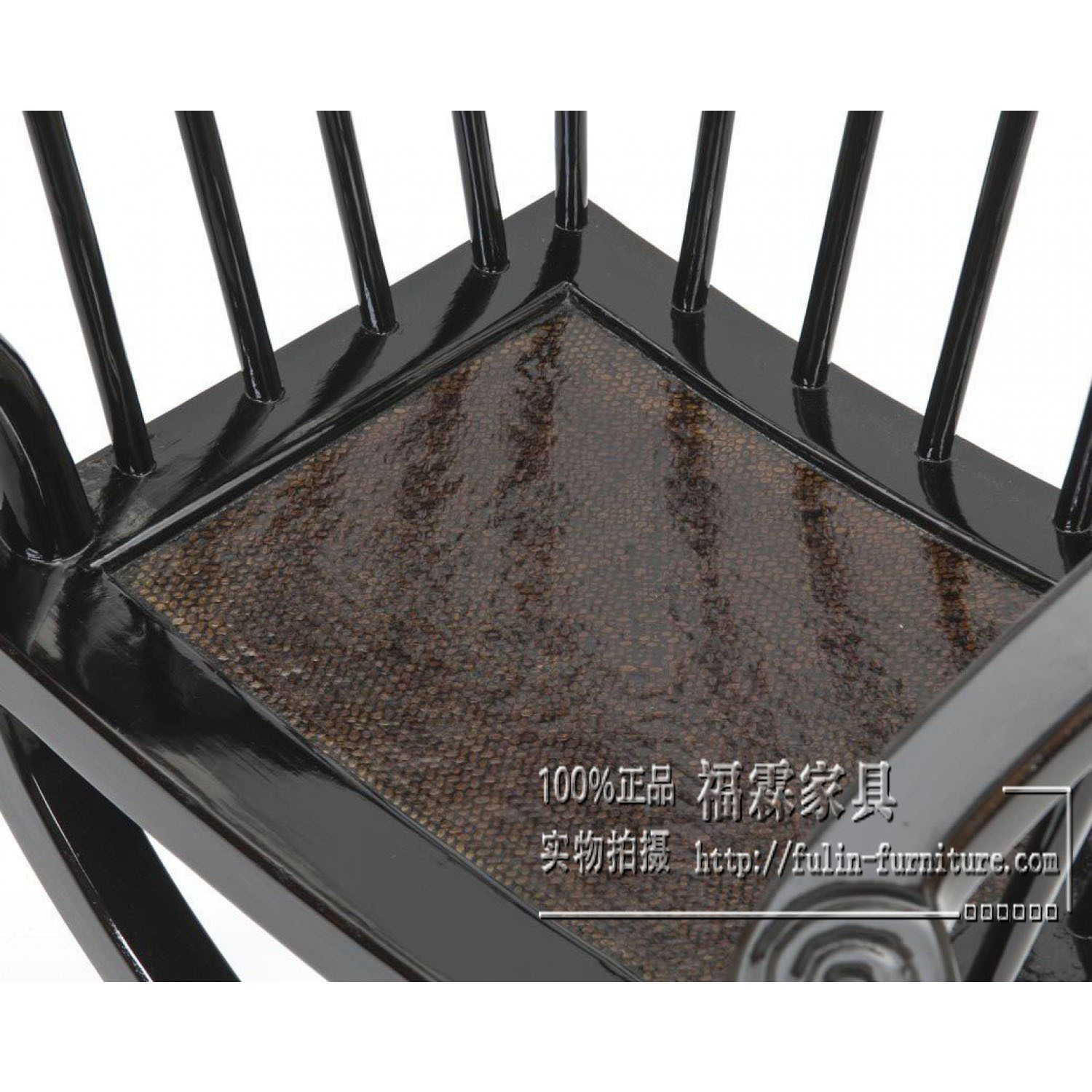 New Chinese Style Solid Wood Old Hand-in Chair Book Chair Dining Chair Children's Small Circle Chair Black and White Blue Classical Antique Wooden Chair of Ming and Qing Dynasties