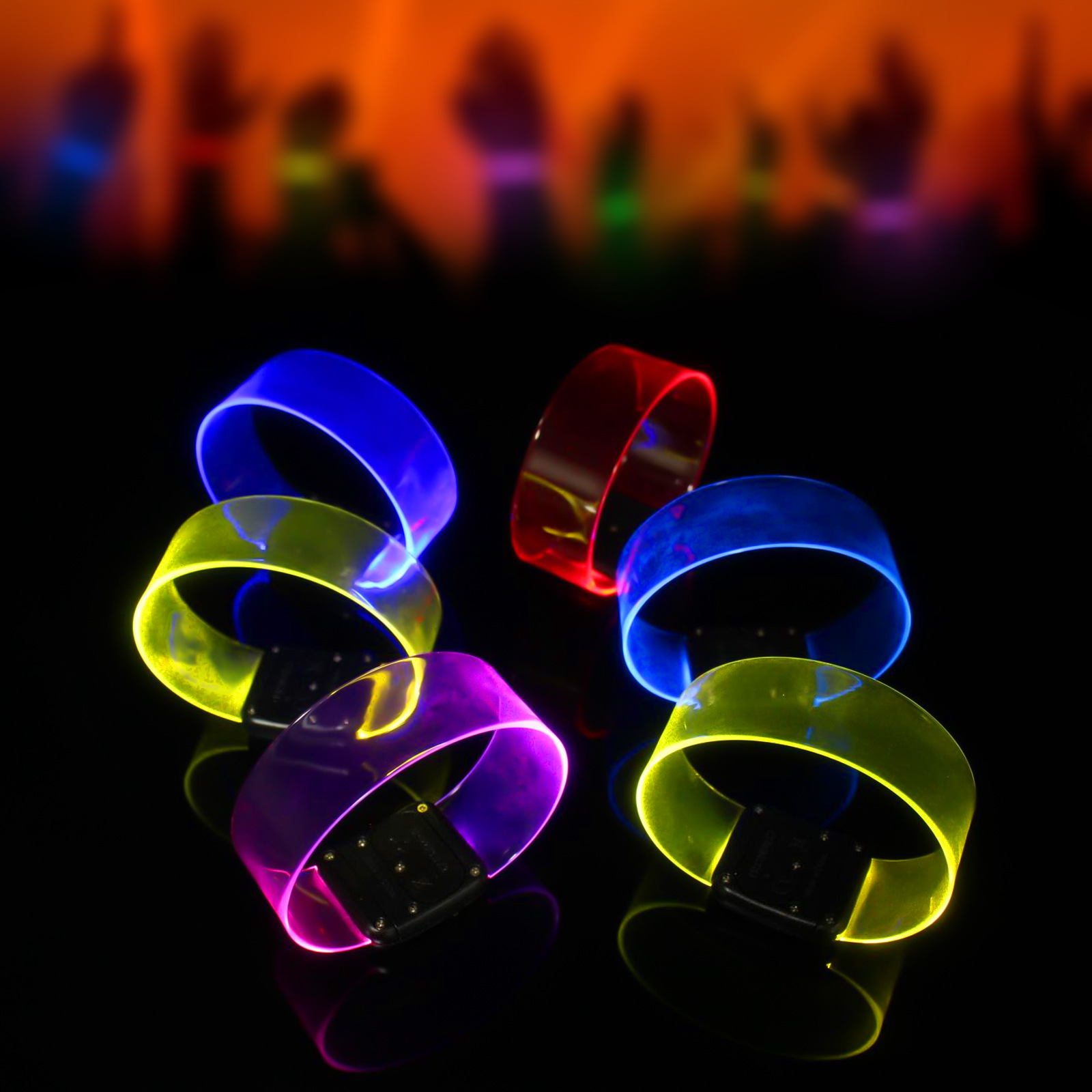 Luminous Bracelet Prom Party Support Led Magnetic Ring Belt Annual Party Concert Cool Colorful Luminous Bracelet