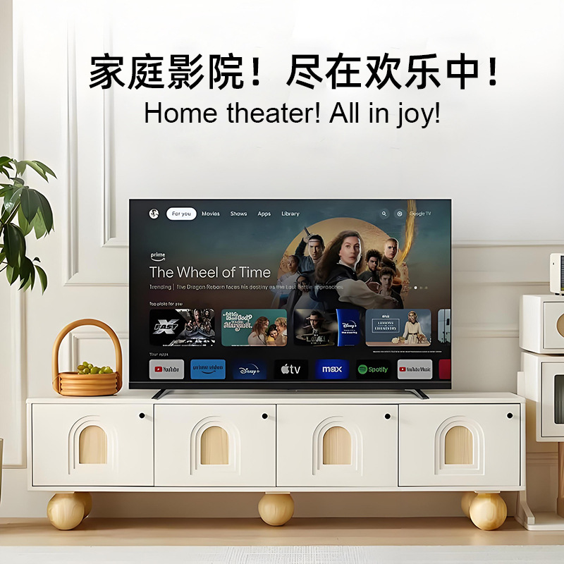 Foreign Trade Cross-Border 32-Inch 42-Inch 55-Inch 65inch 85inch Lcd Tv 4K Ultra-Clear Large-Screen Smart Tv