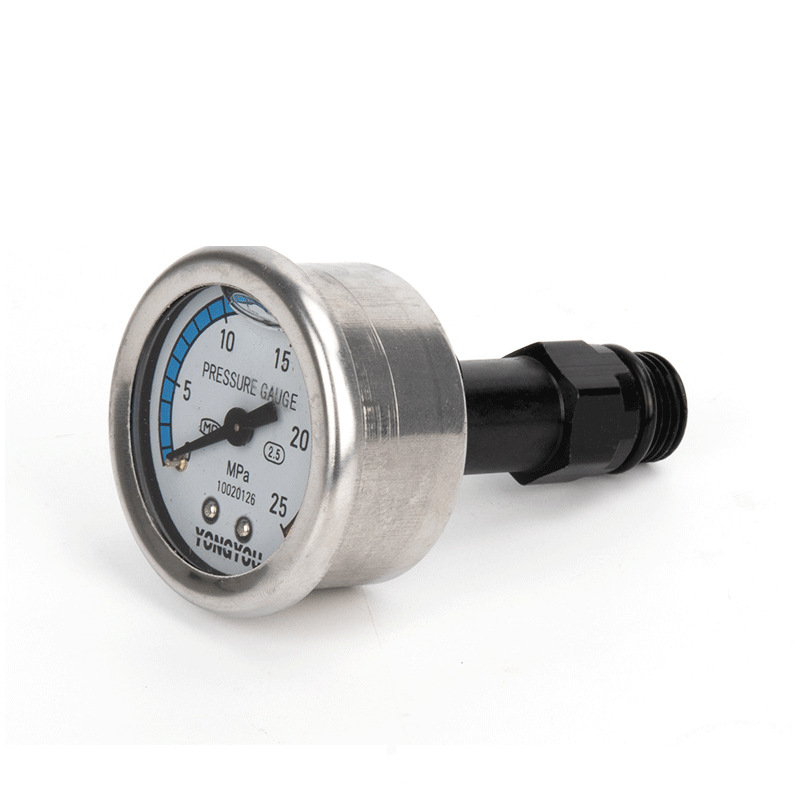 High-pressure car washing machine pressure gauge cleaning machine high-pressure household portable extended water pressure gauge anti-seismic