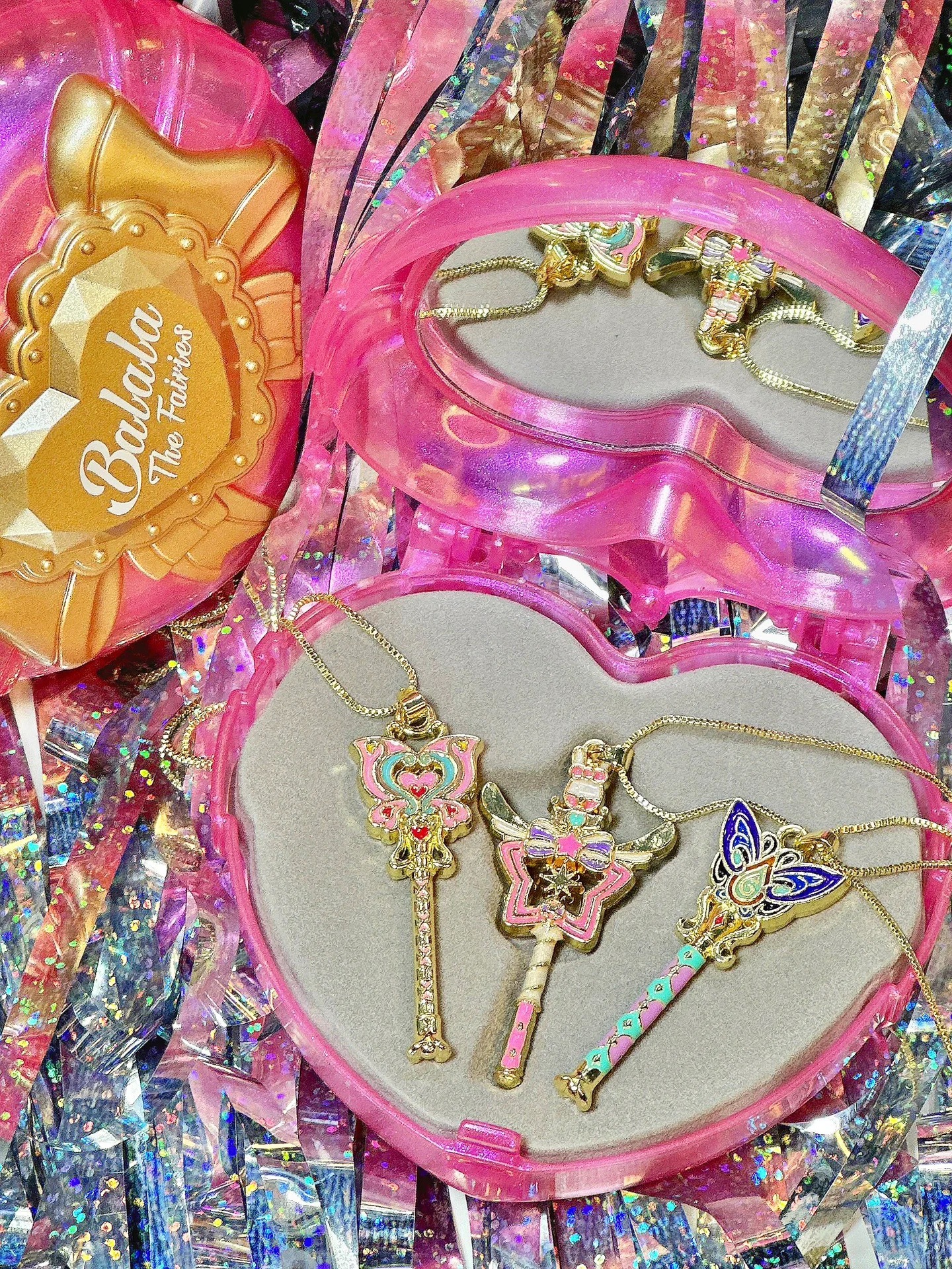 Ожерелье к 15-летию Балала, стильное, с подвеской в виде волшебной палочки