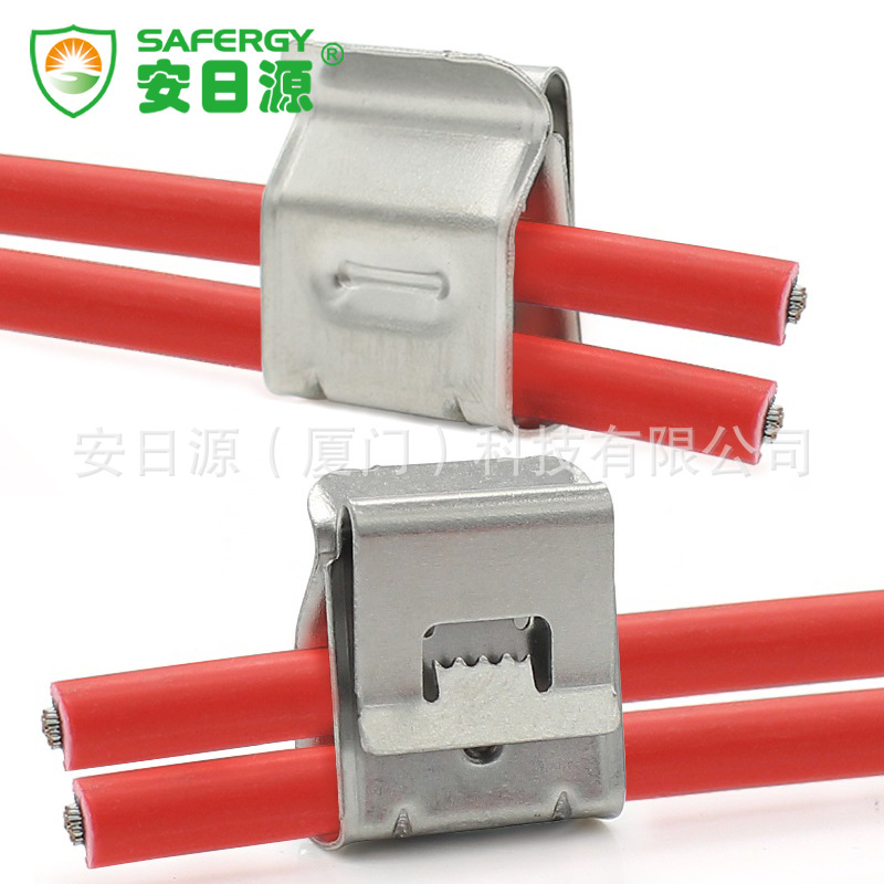 Крепеж для солнечных кабелей из нержавеющей стали, стандарт австралийского рынка, 2 провода 4 квадрата