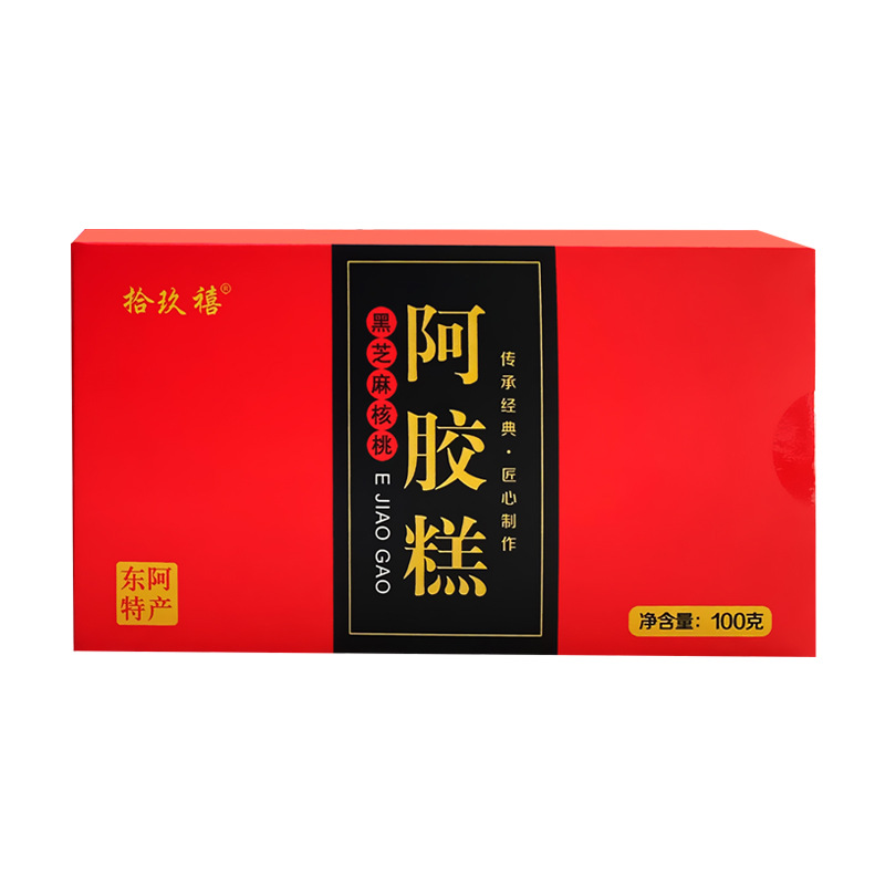 donkey-hide gelatin cake black sesame walnut donkey-hide gelatin cake donga specialty donkey-hide gelatin guyuan cake 100g walnut donkey-hide gelatin cake