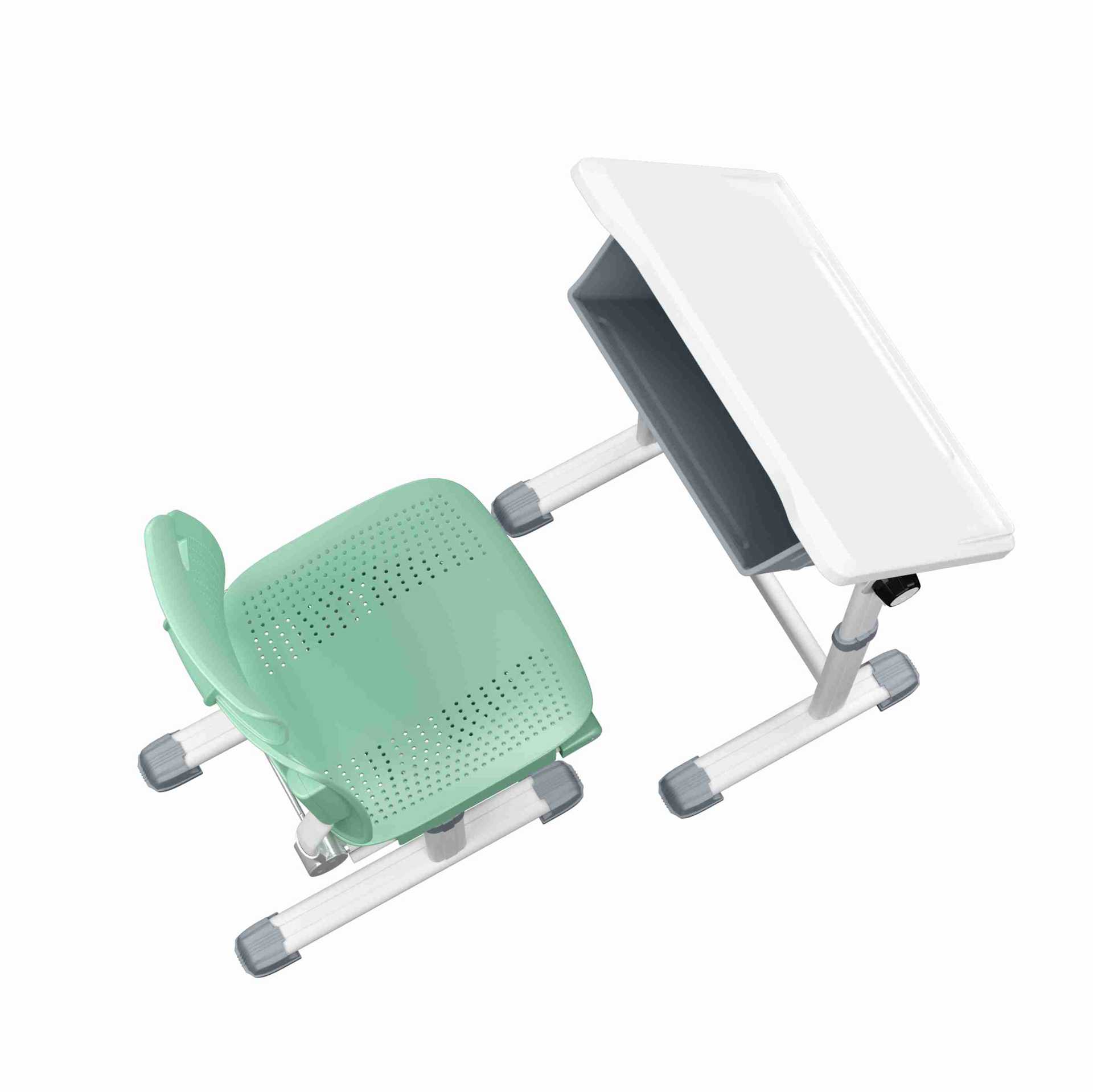 Lunch Break Desks and Chairs Primary and Secondary School Students Nap Bed Folding Chair Liftable Reclining Children's Learning Desks and Chairs