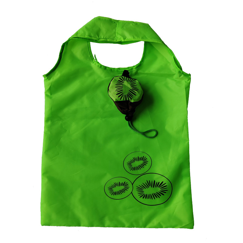 Fruit Polyester Folding Storage Shopping Bag Portable Promotional Bag Environmental Bag Factory Direct Printing