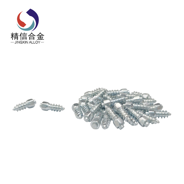 Zhuzhou Anti-Skid Stud Factory 12mm Threaded Tire Snow Studs Jx4*4-12 In-Stock Carbide Studs