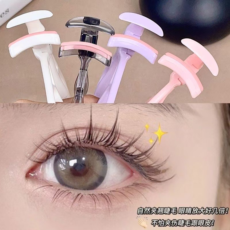 The new tooth comb wide-angle eyelash curler does not clip meat without border eyelash curler portable sunflower a batch