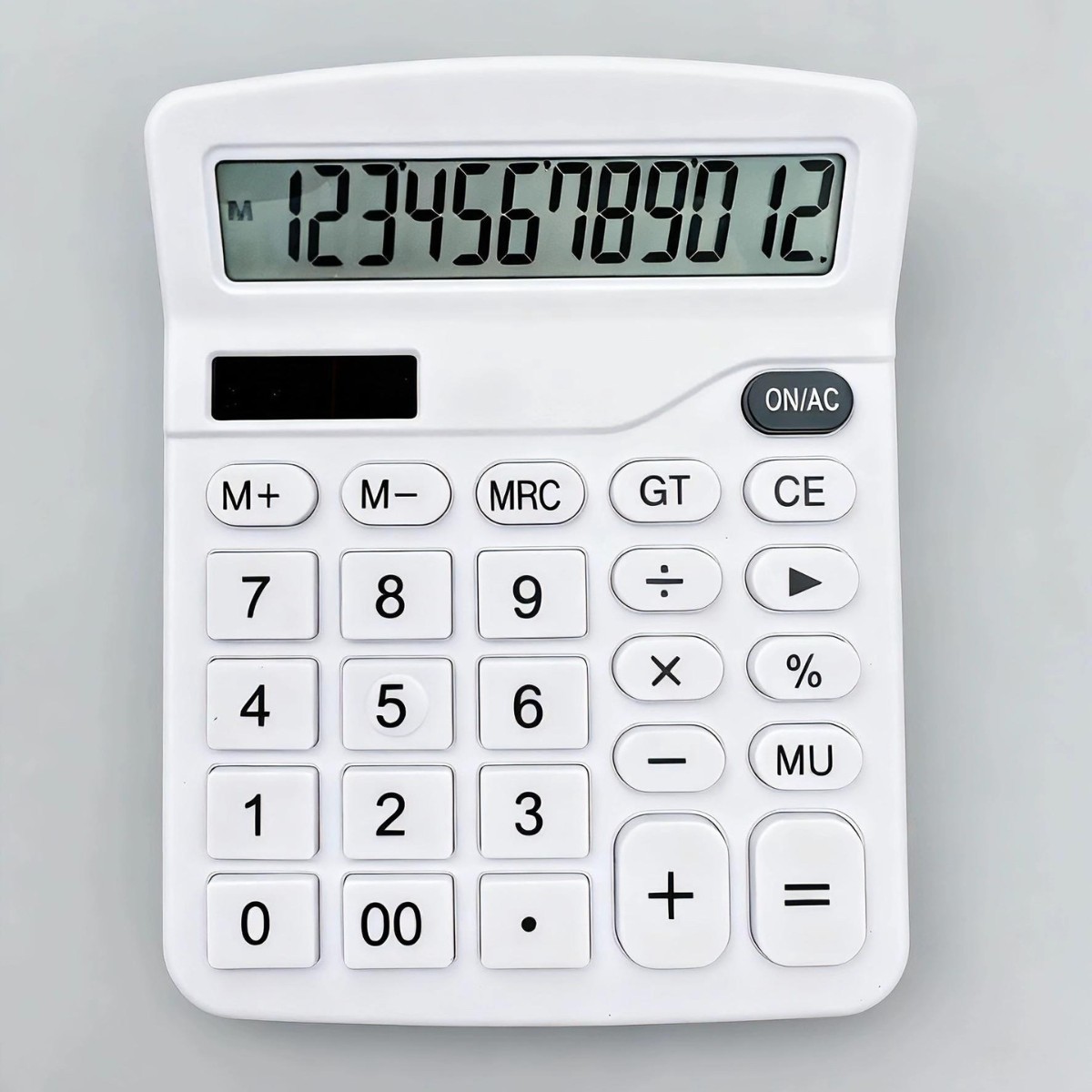 Multifunctional Internet Celebrity Macaron 12-Bit Large Screen Dual Power Supply Solar Calculator for Office Students Accounting