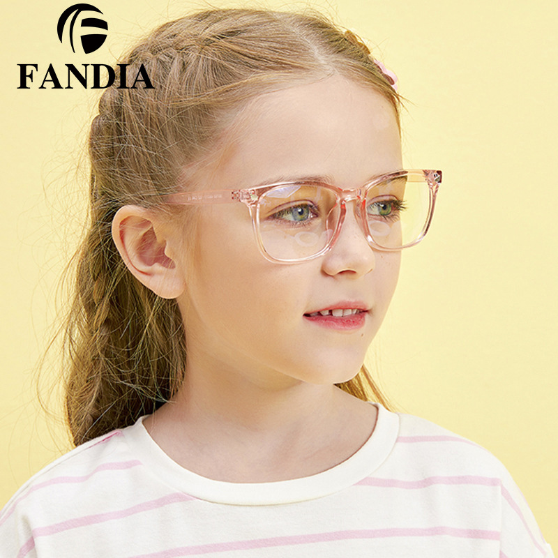 95755 модные новые плоские зеркальные очки для родителей и детей, анти-синий свет