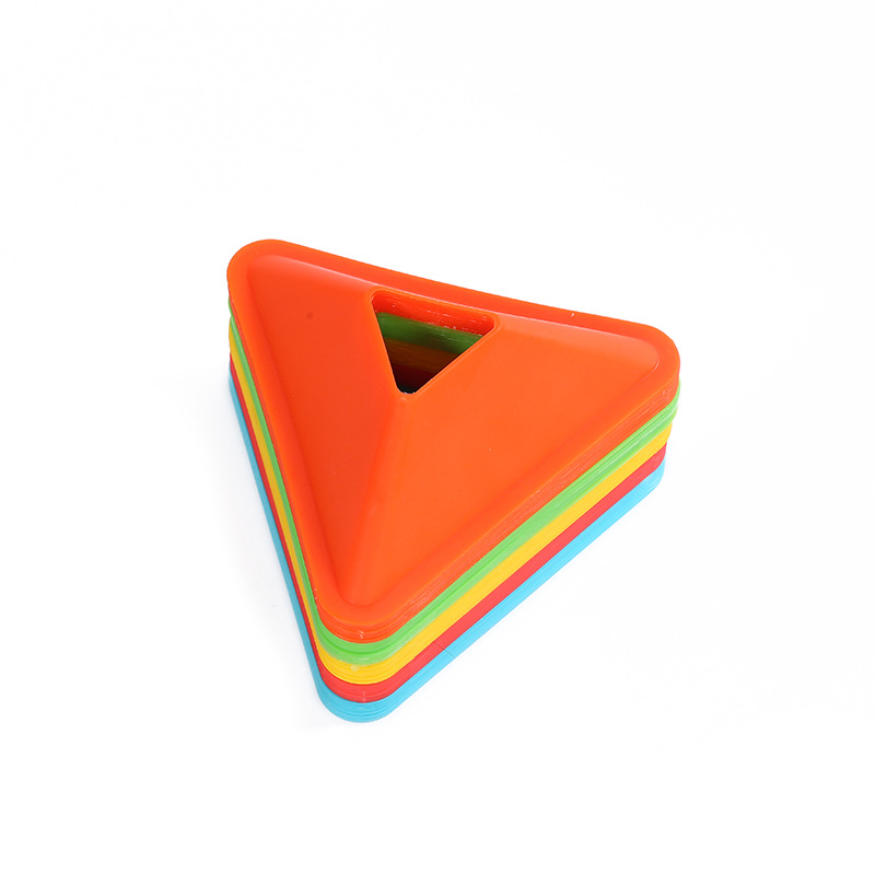 Foreign Trade Football Training Equipment Triangle Logo Dish Basketball Auxiliary Equipment Obstacle Ice Cream Tube Children's Triangle Cone