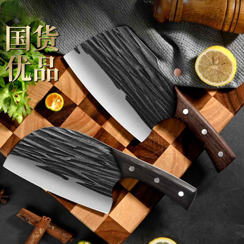 Bone-cutting knife high manganese steel high hardness bone-cutting knife bone-cutting artifact commercial machete bone-cutting heavy-duty