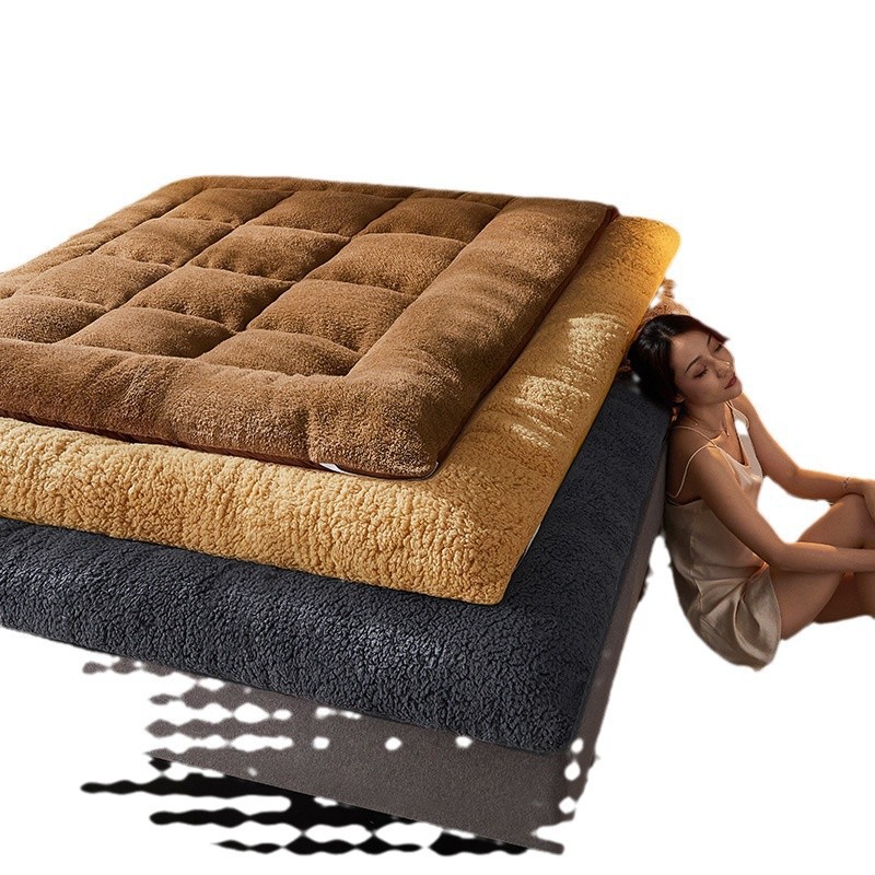 Cashmere Mattress Cushion Thickened Winter Single Student Dormitory Home Tatami Winter Bed Mattress Cushion Approved