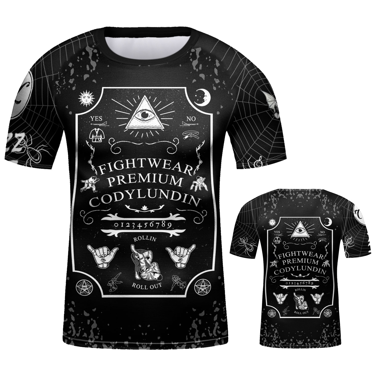 New boys' sports short sleeve outdoor running leisure sports football breathable quick-drying digital exquisite printing