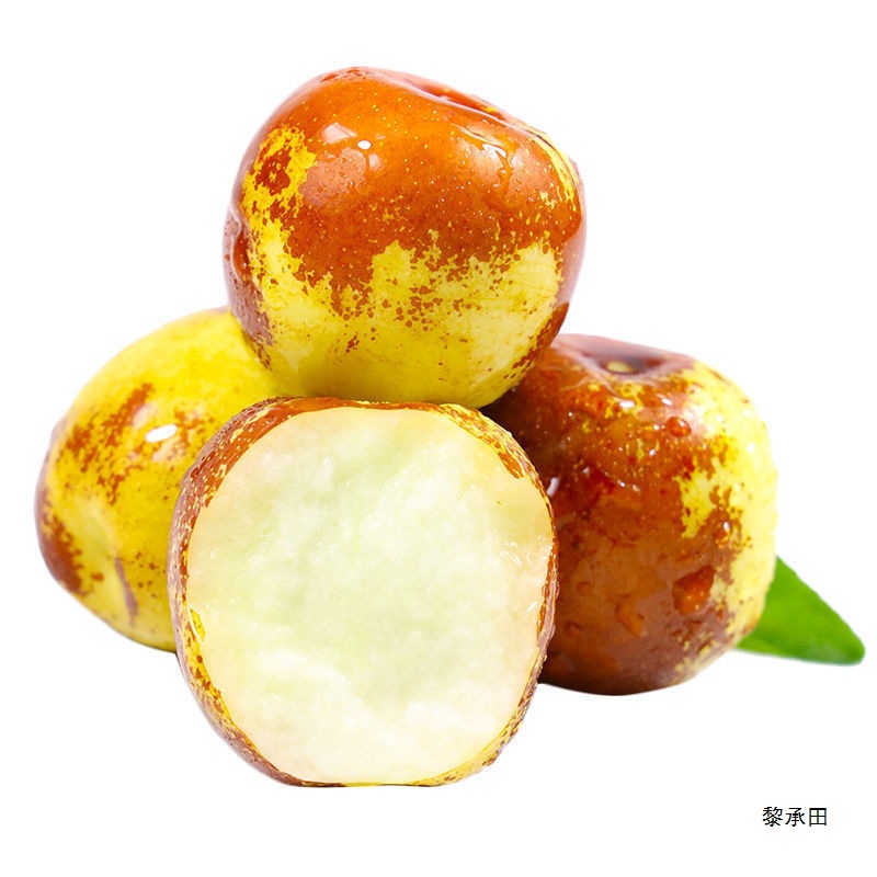 Shandong Zhanhua Winter Jujube Seasonal Fresh Fruit Large Crisp Sweet Super Green Red Wholesale Non-Dali Jin