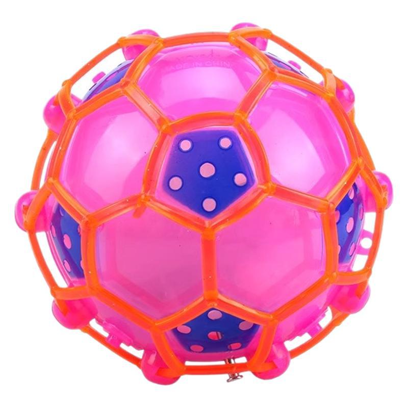 Flash Dancing Football Music with Line Luminous Toy Jumping Music Electric Children's Toy Night Market Stall Hot Sale