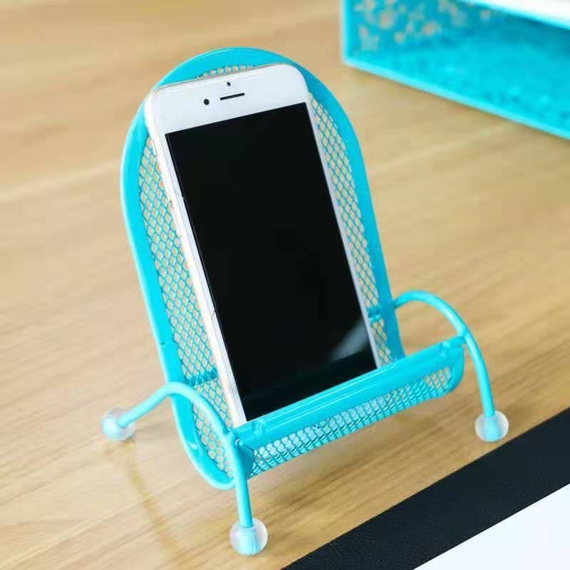 Creative mobile phone rack desktop lazy stand cute mobile phone chair stand mobile phone universal manufacturers wholesale black